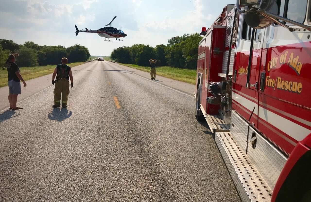 Crash injures seven